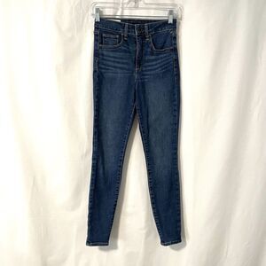 Gap Universal Jegging High Rise Womens 26/2R Blue Denim Med Wash Pockets Stretch